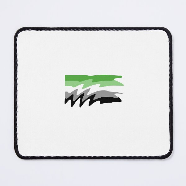 Item preview, Aromantic Pride ripple flag designed and sold by Puddleleaps.