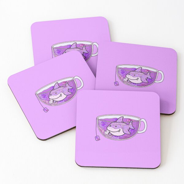 Item preview, Shark Tea (Floral) designed and sold by octopuscafe.