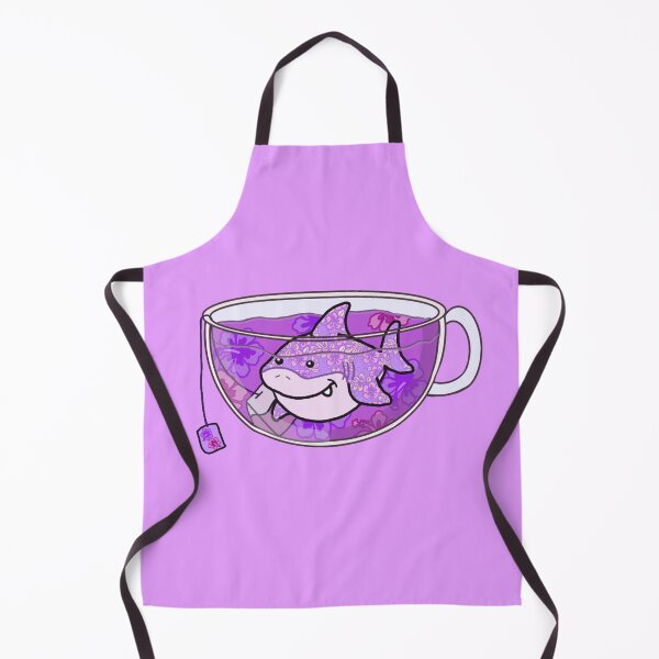 Item preview, Shark Tea (Floral) designed and sold by octopuscafe.