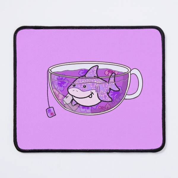 Item preview, Shark Tea (Floral) designed and sold by octopuscafe.