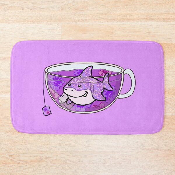 Item preview, Shark Tea (Floral) designed and sold by octopuscafe.