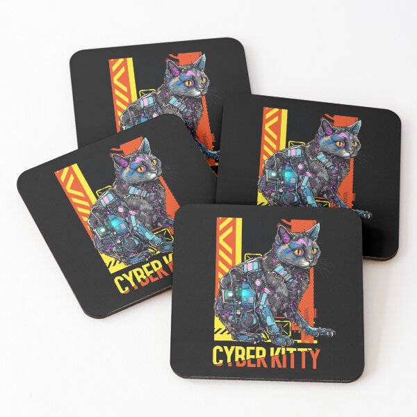 Item preview, Cyber kitty designed and sold by hamishby.