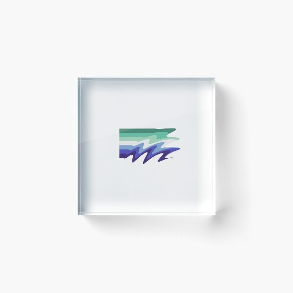 Item preview, Gay Pride ripple flag designed and sold by Puddleleaps.