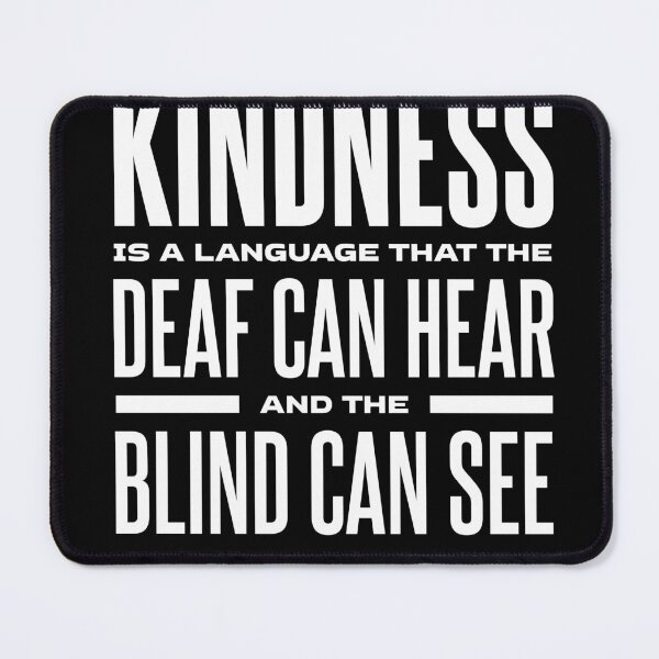 Item preview, Kindness Is A Language - Mark Twain Quote - Literature - Typography Print - Black designed and sold by Studio Grafiikka.
