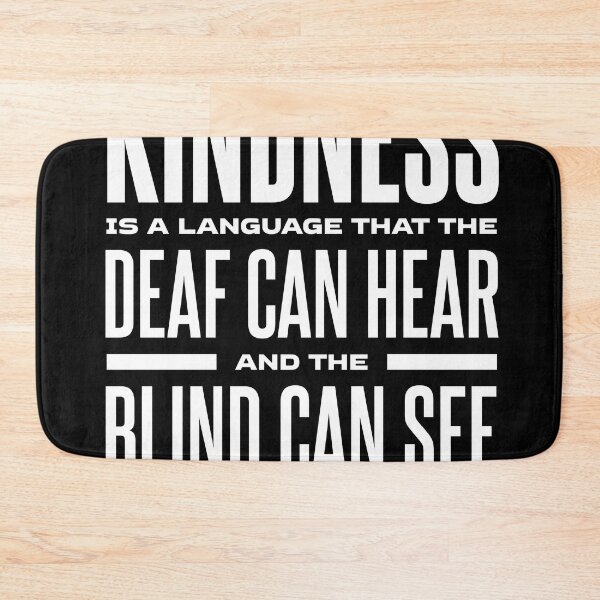 Item preview, Kindness Is A Language - Mark Twain Quote - Literature - Typography Print - Black designed and sold by Studio Grafiikka.