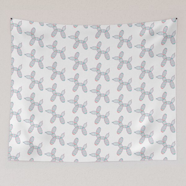 Item preview, “Balloon dog” Jeff Koons, Trans flag colors designed and sold by Florvolcanica.
