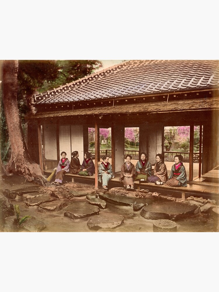 Geisha at Tea House by Fletchsan