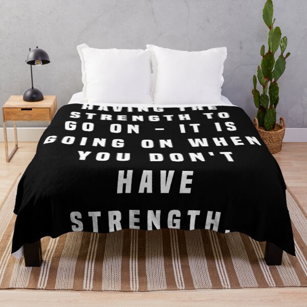Artikelvorschau, Courage Isn't Having The Strength - Napoleon Bonaparte Quote - Literature - Typography Print - Black entworfen und verkauft von Studio Grafiikka.
