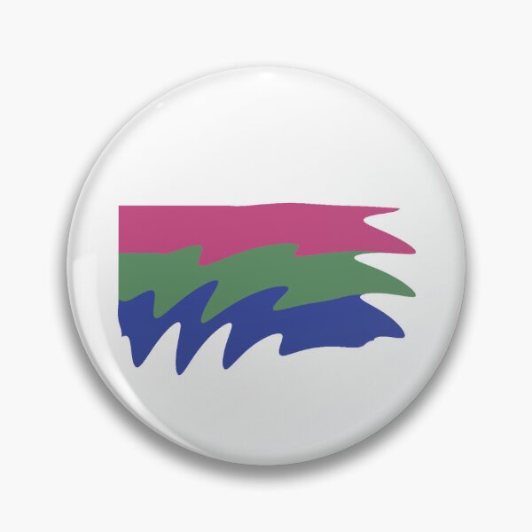 Item preview, Polysexual Pride ripple flag designed and sold by Puddleleaps.