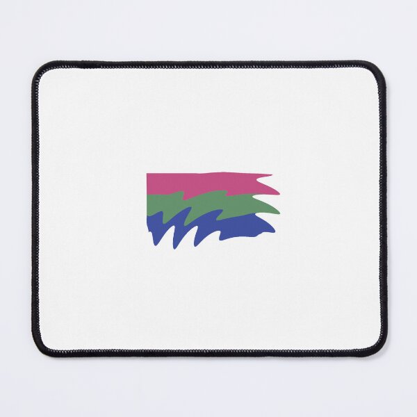 Item preview, Polysexual Pride ripple flag designed and sold by Puddleleaps.