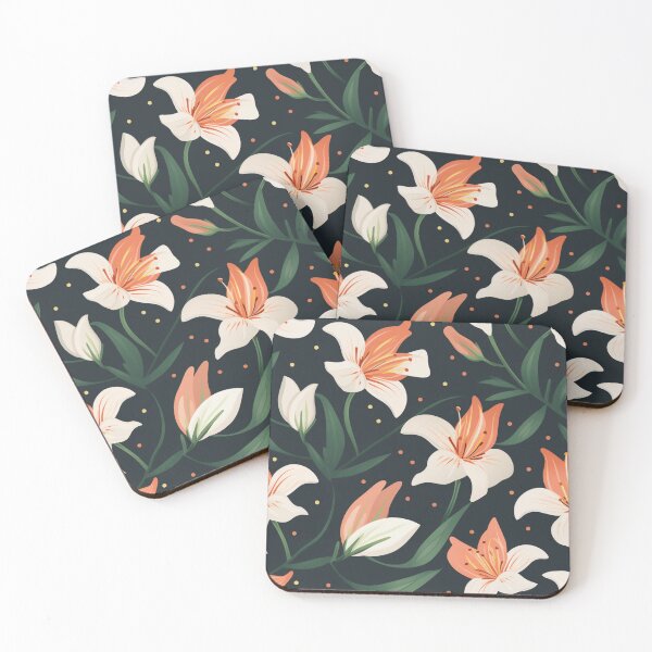 Item preview, Beautiful Lilies in Light Tones. designed and sold by SBD-Shop.