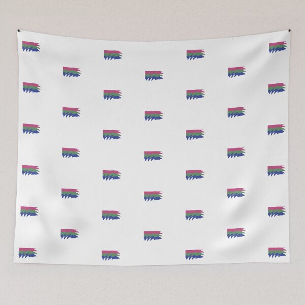 Item preview, Polysexual Pride ripple flag designed and sold by Puddleleaps.