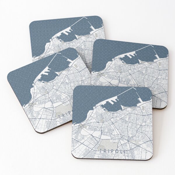 Item preview, Tripoli City Map of Libya - Coastal designed and sold by deMAP.
