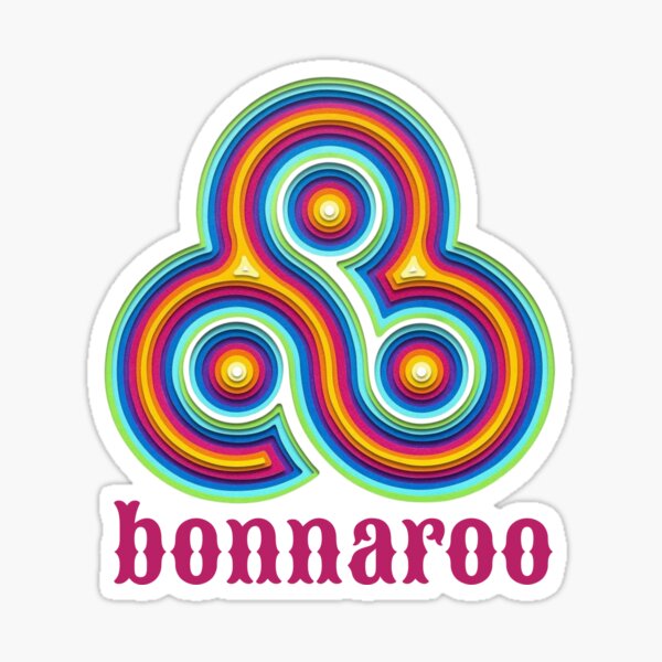 Artikel-Vorschau von Regenbogen-Design des Bonnaroo Music Festivals, designt und verkauft von Harsh  Katariya.