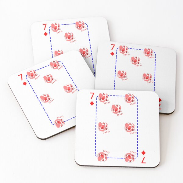 Item preview, 7 of diamonds designed and sold by Whimsy Trail Co.