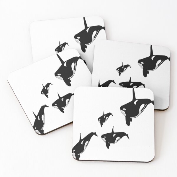 Item preview, family of four dolphins go hunting together designed and sold by ZekeRan34.