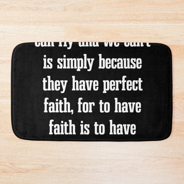 Item preview, To have faith is to have wings - J.M. Barrie Quote - Literature - Typography Print - Black designed and sold by Studio Grafiikka.