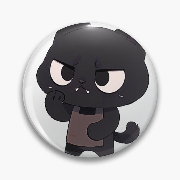 Item preview, Angry black cat  designed and sold by HappyCuteCat.
