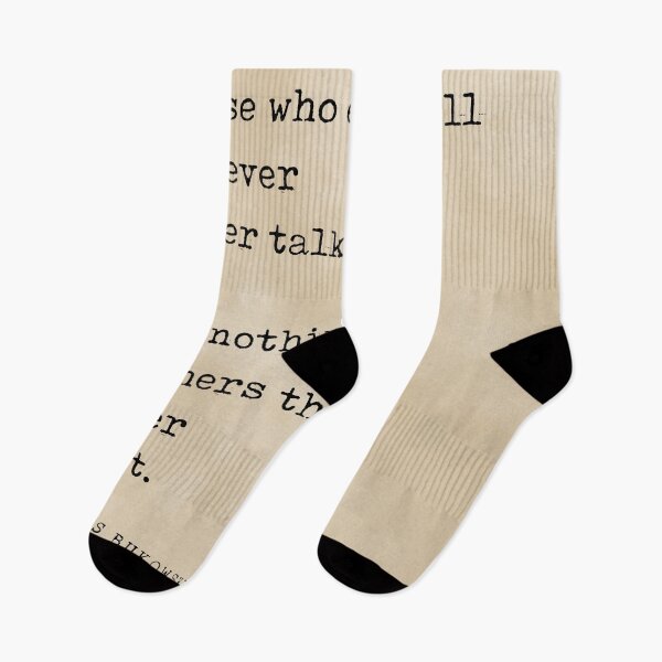 Item preview, Those who escape hell - Charles Bukowski Quote - Literature - Typewriter Print - Vintage designed and sold by Studio Grafiikka.