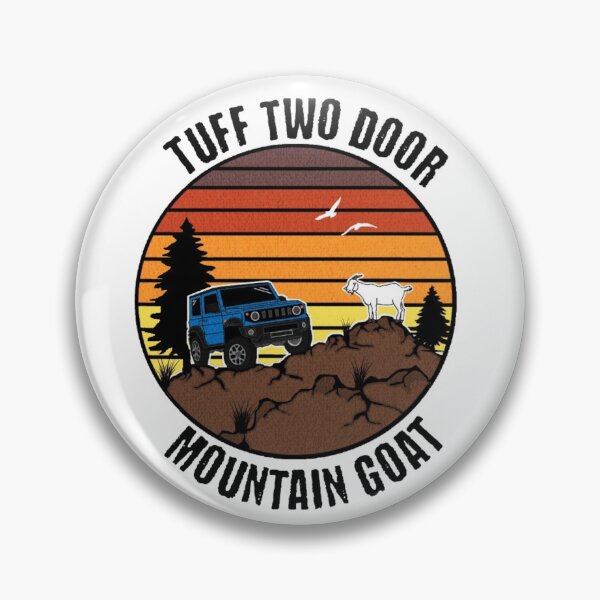 Item preview, Two Door Mountain Goat ~ Brisk Blue designed and sold by ZookiniYellow.