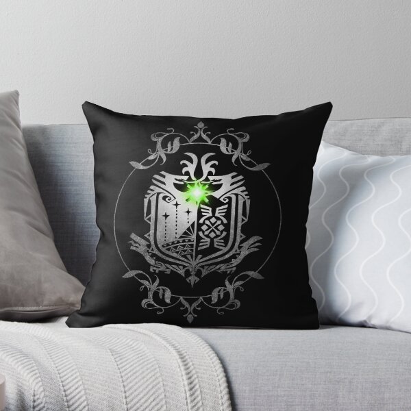 Monster Hunter World Throw Pillow