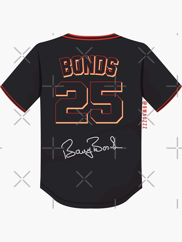 Barry Bonds #25 San Francisco Giants Signature Jersey 