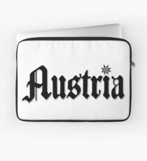 Austria / Austria - Flower Design Laptop Sleeve