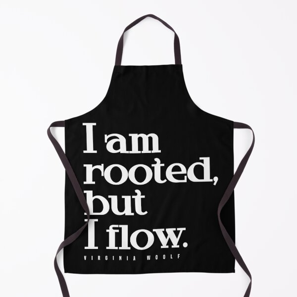 Item preview, I am rooted, but I flow - Virginia Woolf Quote - Literature - Typography Print - Black designed and sold by Studio Grafiikka.