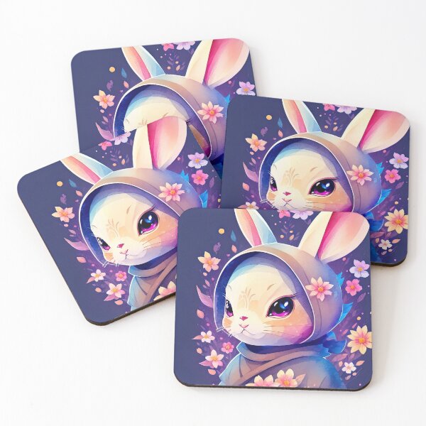 Item preview, Ninja Bunny in a Cherry Blossom Wonderland designed and sold by Biskit222.