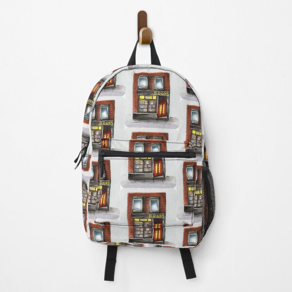 Item preview, Little Book Shop watercolour painting designed and sold by Funsize-Art.