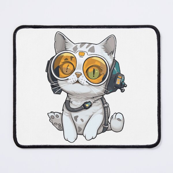 Item preview, Futuristic multicolor cats #25 kid-cat designed and sold by SOVISART.