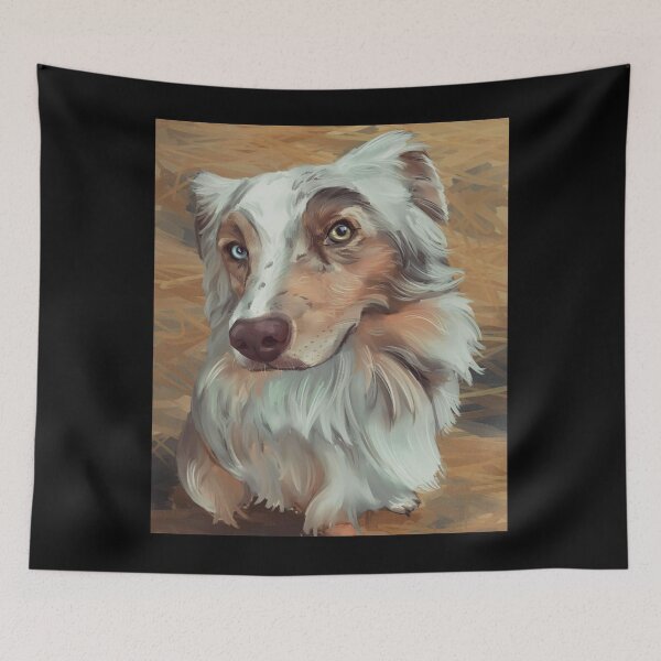 Item preview, dog art designed and sold by madoremilyy.