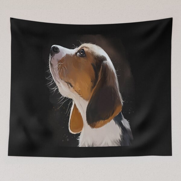 Item preview, dog art designed and sold by madoremilyy.