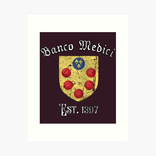 Item preview, Medici Bank, Founded 1397 - Antique Historical Bank Of The Medici Family, Florence, Italy Classic T-	 designed and sold by ppouthoei98.