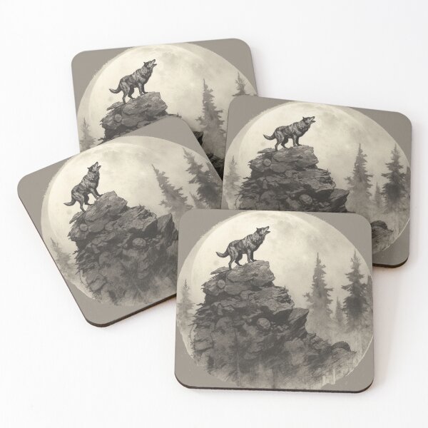 Item preview, Alpha Wolf Howling at the Moon. designed and sold by SBD-Shop.