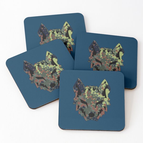Item preview, Wolf Clan Insignia - 5-Color Flecktarn - 1 designed and sold by BlauesSternWolf.