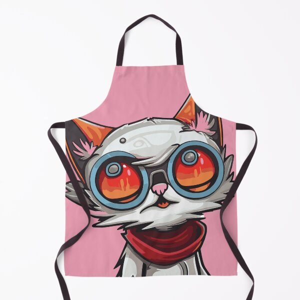 Item preview, Futuristic Multicolor Cats #28 red eyes designed and sold by SOVISART.