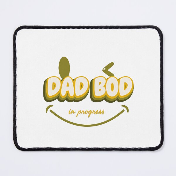 Item preview, Dad Bod in Progress - Wink Smile Face designed and sold by mendobreaker1.