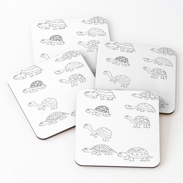 Item preview, eight baby turtles crawling into the water designed and sold by CullenThom37.