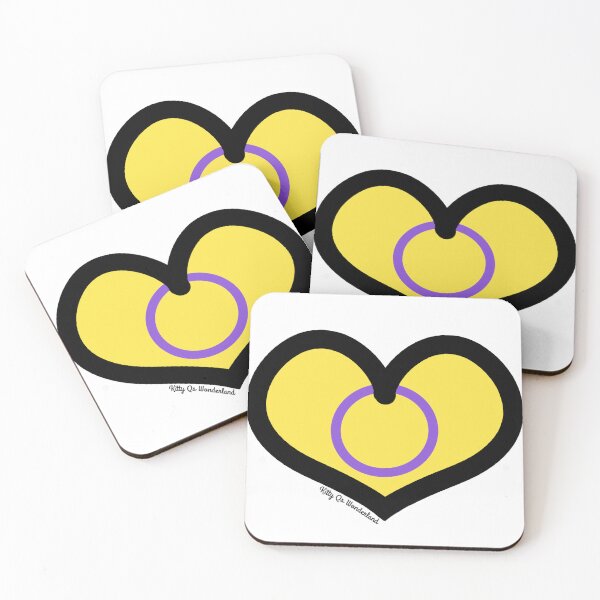 Item preview, Intersex Pride Heart! designed and sold by KQsWonderland.