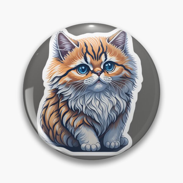 Item preview, Persian Cat (Sticker and Print Out) designed and sold by Sir Elgin Ortiz.