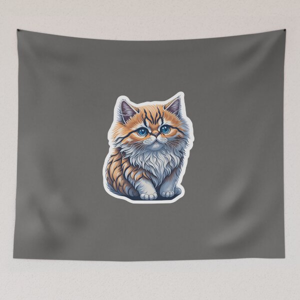 Item preview, Persian Cat (Sticker and Print Out) designed and sold by Sir Elgin Ortiz.