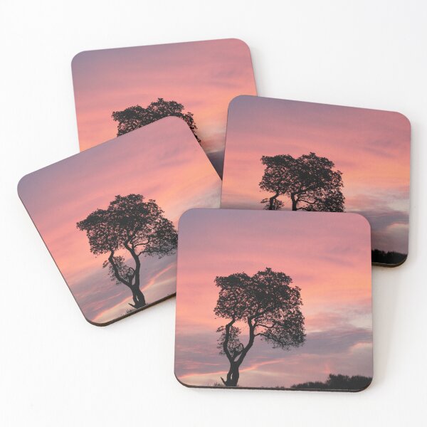 Item preview, Tree Silhouette in the Pink and Purple Night Sky designed and sold by Artography Designs.
