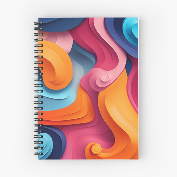 Item preview, Colorful Watercolor Curves designed and sold by SBD-Shop.