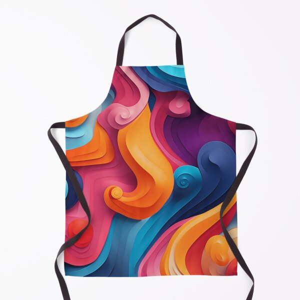 Item preview, Colorful Watercolor Curves designed and sold by SBD-Shop.
