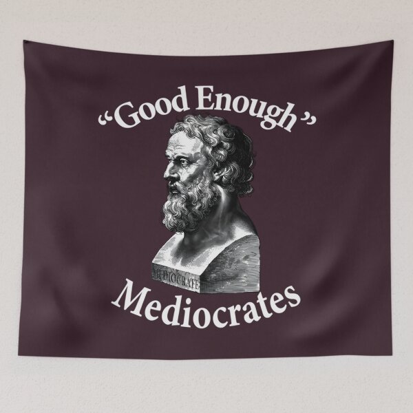 Item preview, Mediocrates - Greek Philosopher Of Ambiguity And Mediocrity Classic 		 designed and sold by ppouthoei98.