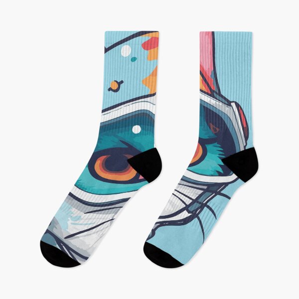 Item preview, Gatos multicolores futuristas #30 lady cat designed and sold by SOVISART.