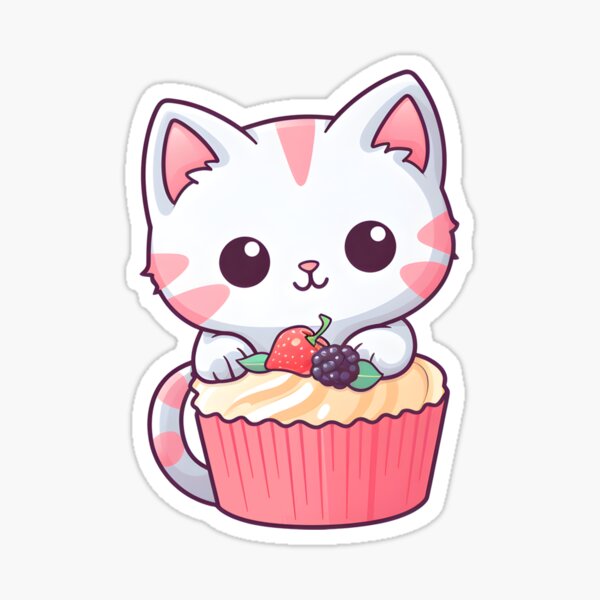 cupcake Patty Cake Kawaii Stickers Bundle