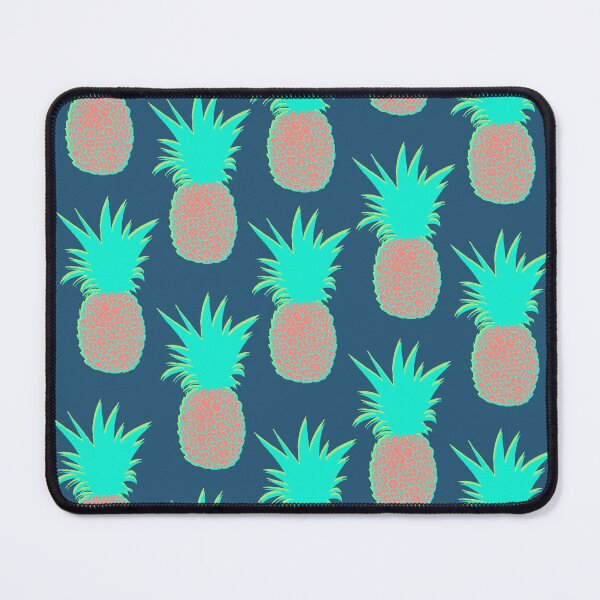 Item preview, Pineapples (Prussian Blue) designed and sold by The Wallpaper Files.