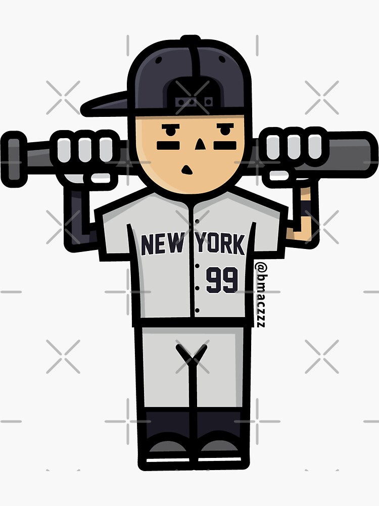 Aaron Judge #99 New York Yankees Signature Jersey Sticker for Sale by  TheBmacz